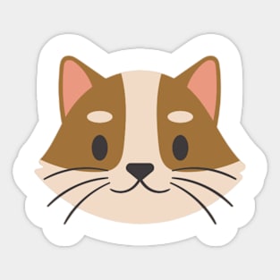 CAT FACE Sticker